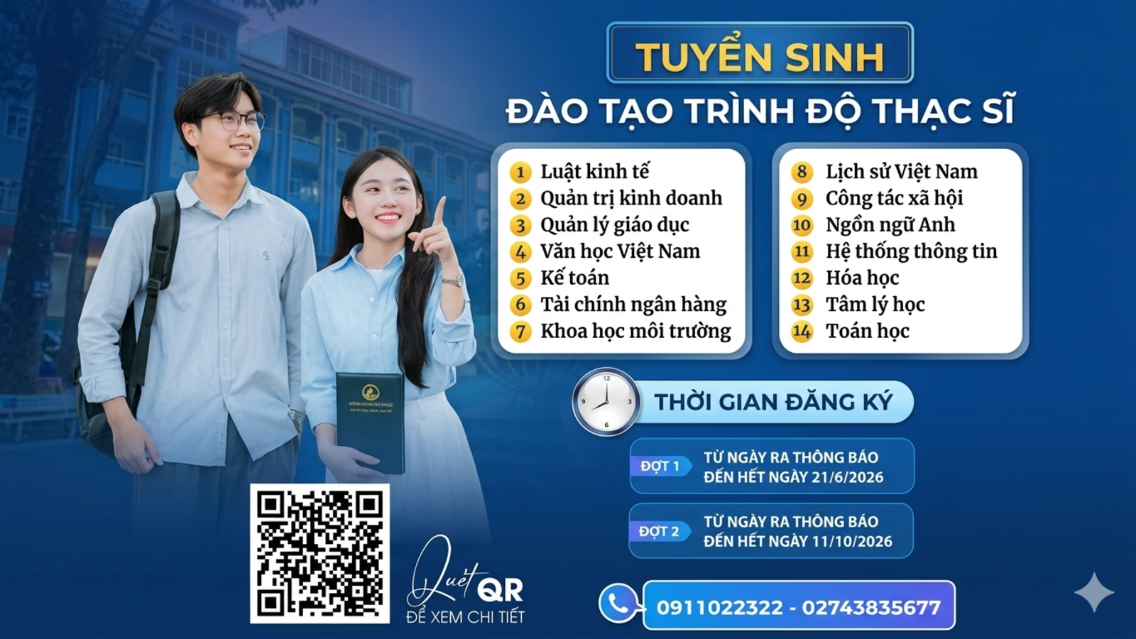 TUYỂN SINH THẠC SĨ NĂM 2026