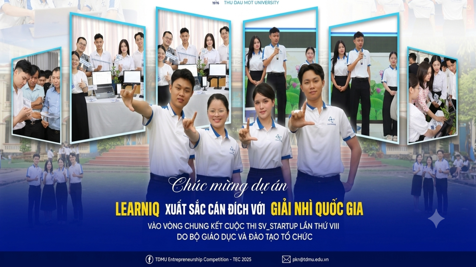 CHÚC MỪNG DỰ ÁN "LEARNIQ" XUẤT SẮC CÁN ĐÍCH VỚI GIẢI NHÌ QUỐC GIA NĂM 2026