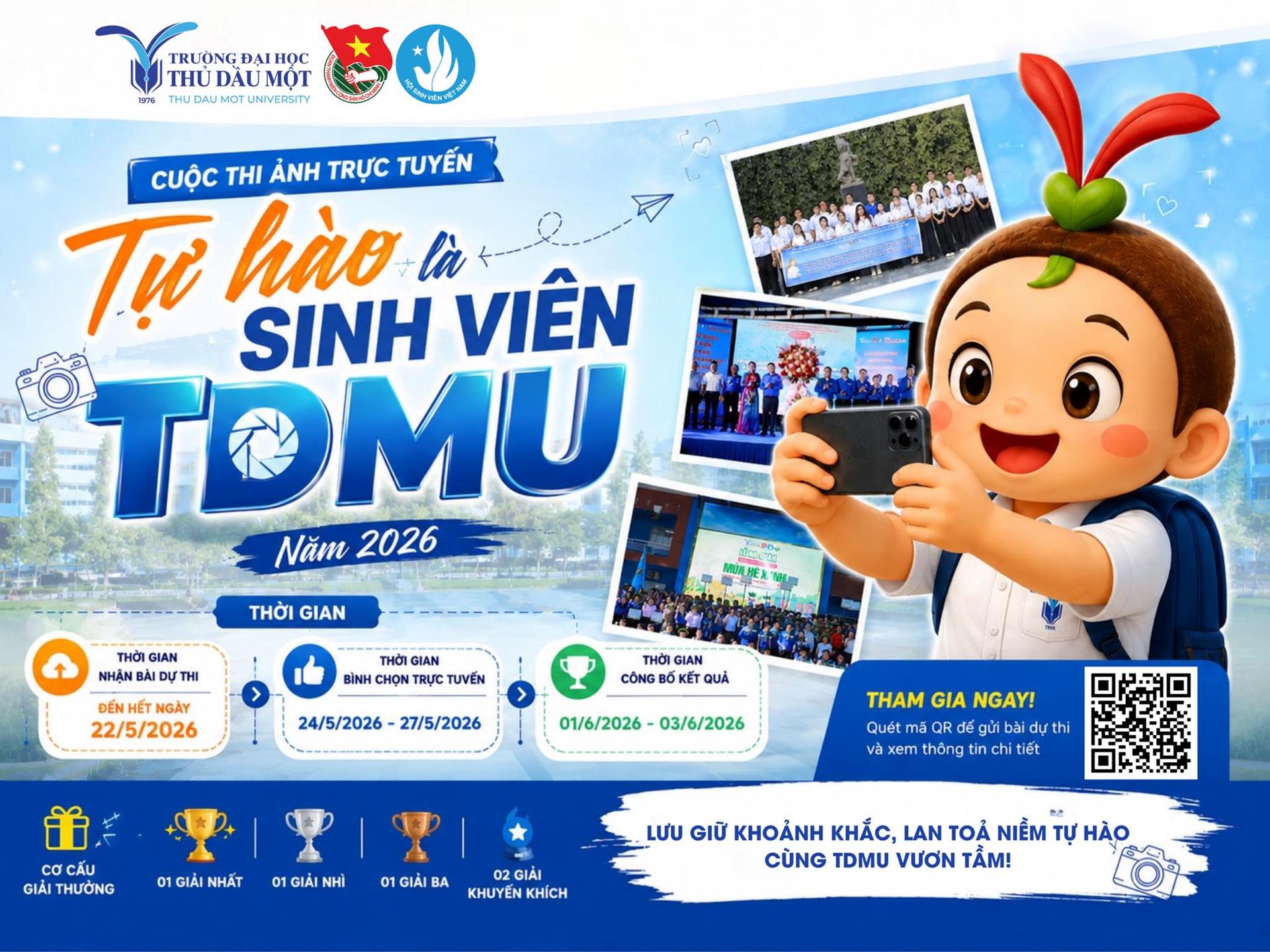 Phát động Cuộc thi ảnh trực tuyến “Tự hào là sinh viên TDMU” năm 2026