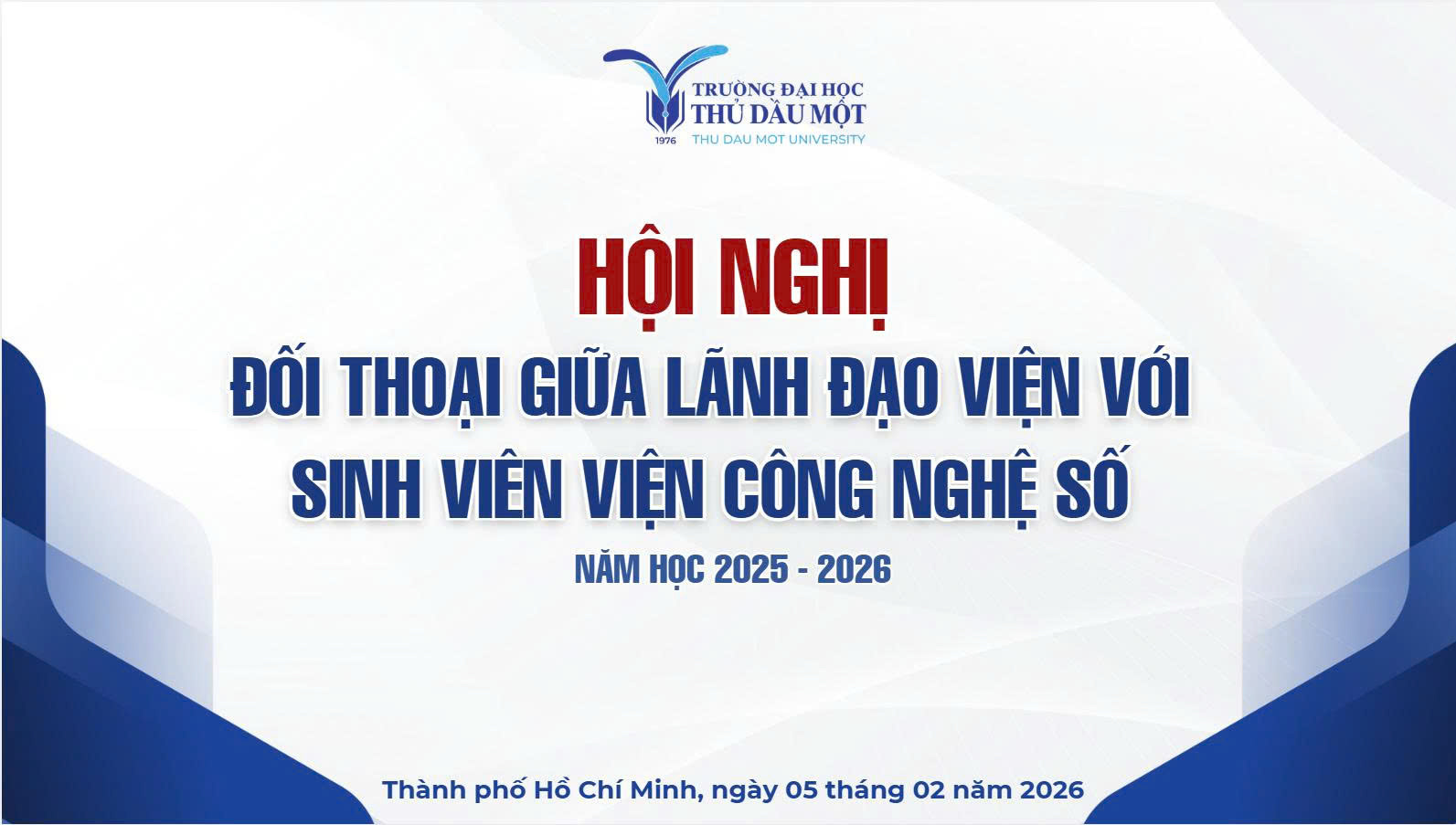 VIỆN CÔNG NGHỆ SỐ TỔ CHỨC ĐỐI THOẠI TRỰC TIẾP GIỮA LÃNH ĐẠO VIỆN VÀ SINH VIÊN NĂM 2026