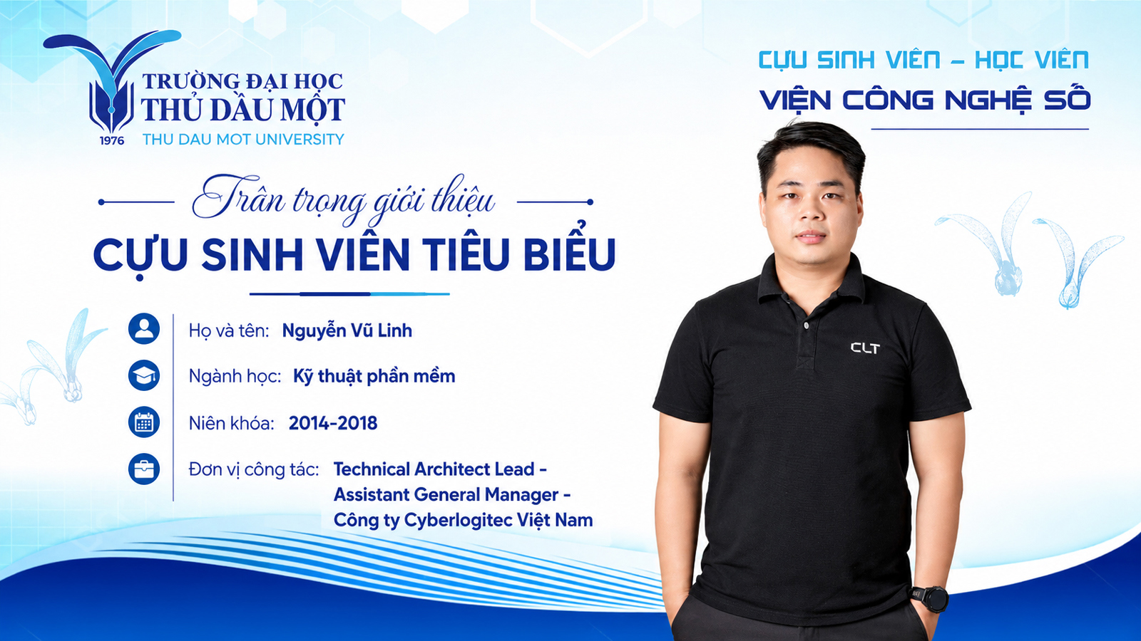 Cựu sinh viên Nguyễn Vũ Linh – Tư duy nền tảng là hành trang vững chắc trong thời đại AI