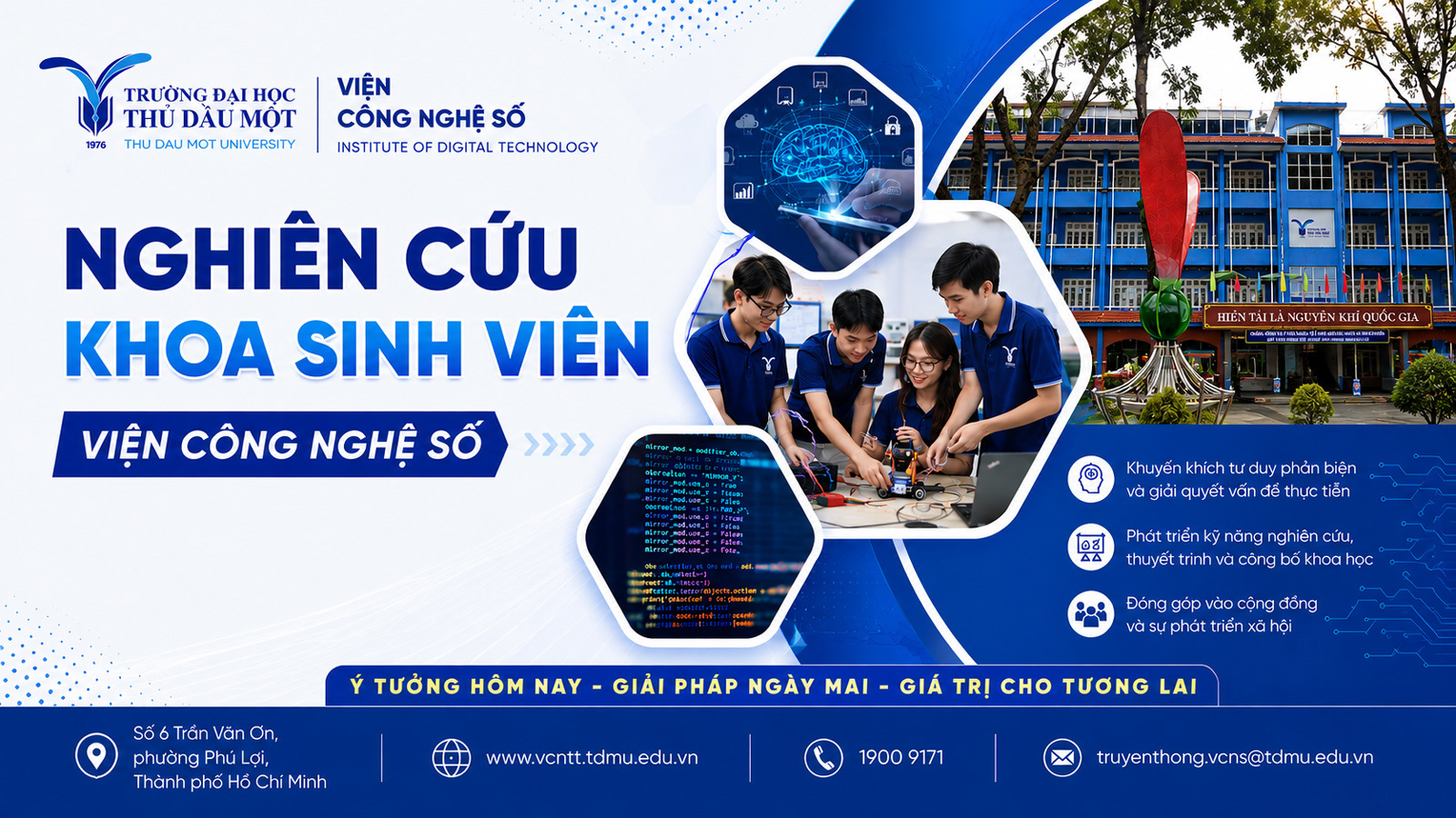Nghiên cứu khoa học sinh viên đợt 2 năm 2025 - 2026